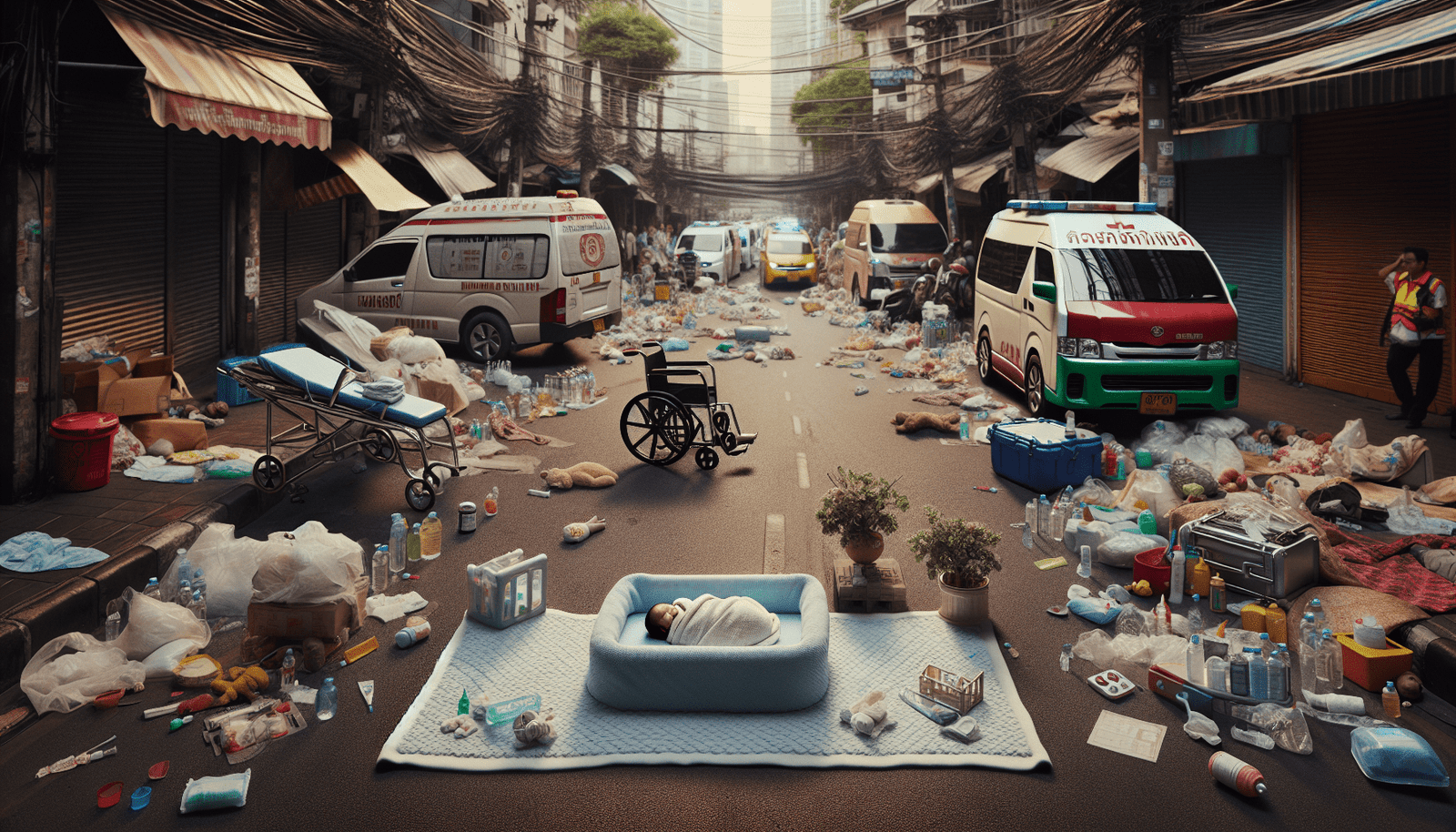 Watch: Moment Baby Is Born On Bangkok Street After Quake Evacuation