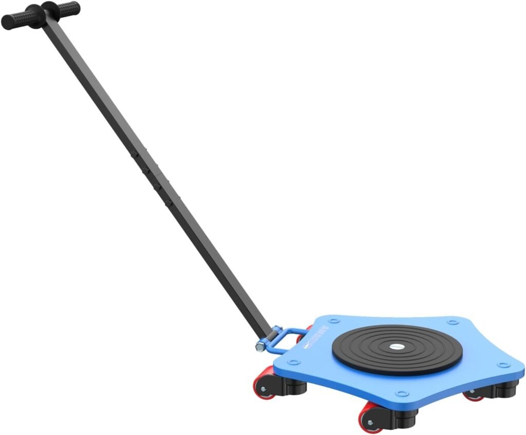 Machine Skate 8800lbs Capacity-Heavy Duty Machinery Mover Dollies with 360 Degree 5 Swivel Rollers for Industrial Use – Equipment Skates Moving Roller for Warehouse and Workshop Transporting