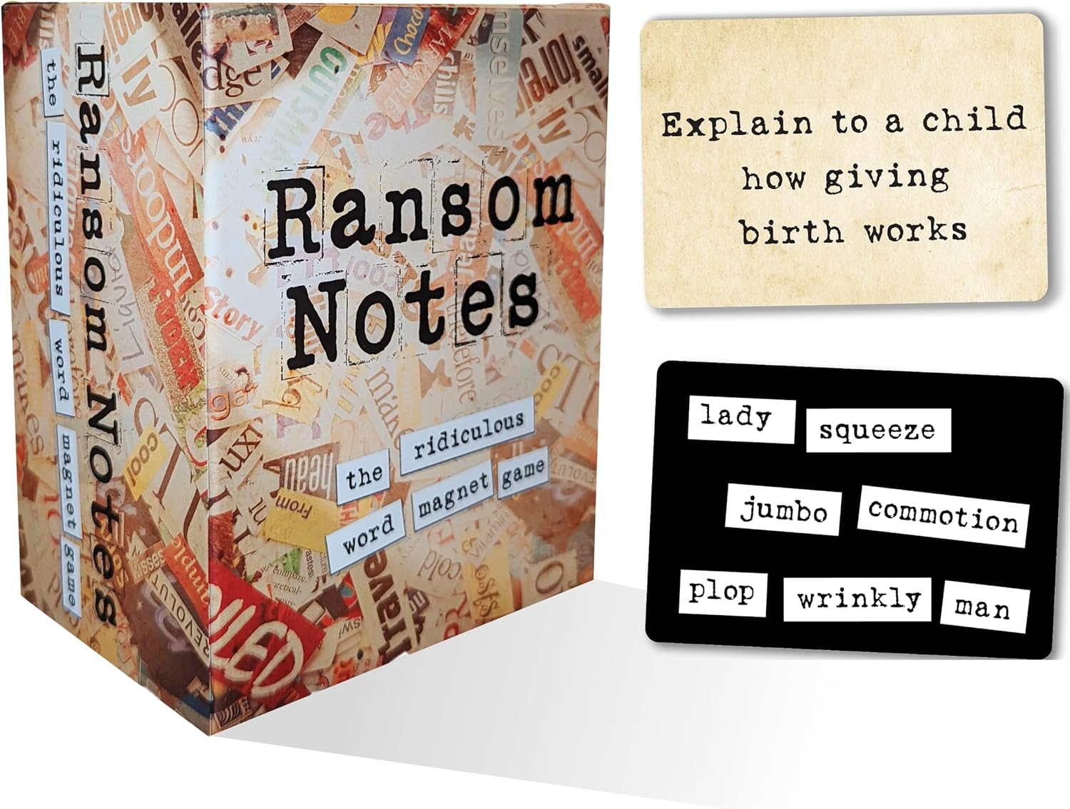 Ransom Notes – The Ridiculous Word Magnet Party Game, 3+ Players Ransom Notes – The Ridiculous Word Magnet Party Game, 3+ Players