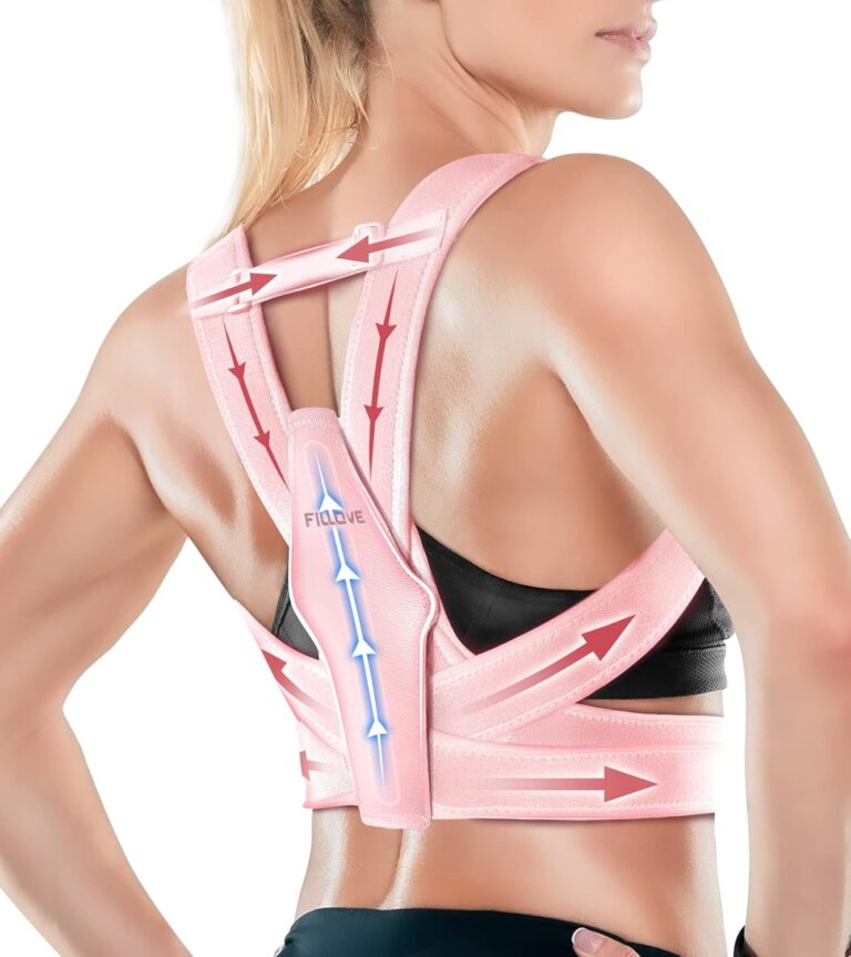FILLOVE Posture Corrector for Women and Men with Magnetic Therapy Back Support, Strong Traction & Fully Adjustable Upper Back Brace Back Straightener for Neck, Clavicle, Spine and Shoulder Pain Relief FILLOVE Posture Corrector for Women and Men with Magnetic Therapy Back Support, Strong Traction & Fully Adjustable Upper Back Brace Back Straightener for Neck, Clavicle, Spine and Shoulder Pain Relief