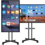 Smart Board, 49 Inch Digital Electronic Whiteboard and Smartboard for Classroom, Screen Mirroring for Live Streaming, Digital Signage Displays and Player for Advertising(Board Only)