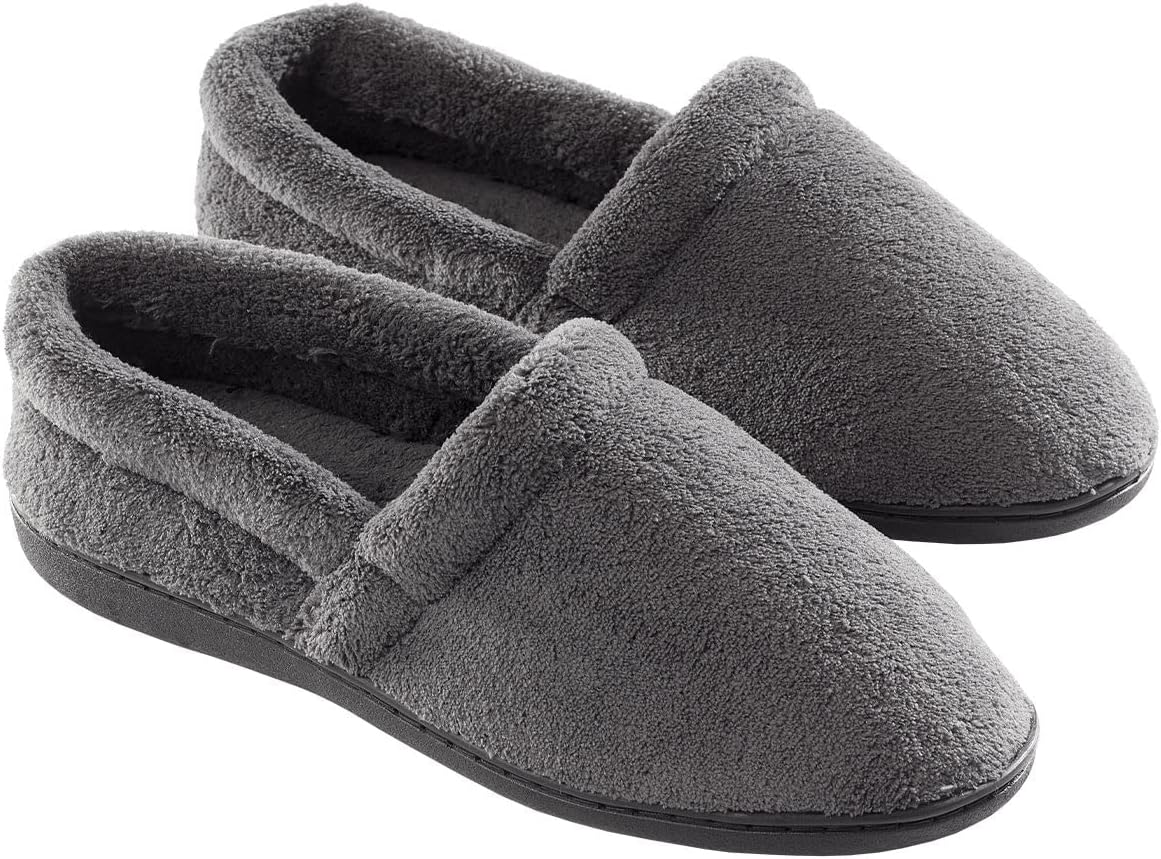 Silvert’s Adaptive Clothing & Footwear Men’s Memory Foam Comfort House Slippers for Seniors Silvert’s Adaptive Clothing & Footwear Men’s Memory Foam Comfort House Slippers for Seniors