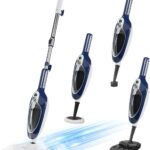 Steam Mop – 10-in-1 Floor Steamer Detachable MultiPurpose Handheld Steam Cleaner for Hardwood/Tile/Laminate All Floors Carpet Cleaning with 11 Accessories for Whole Home Use(Blue).