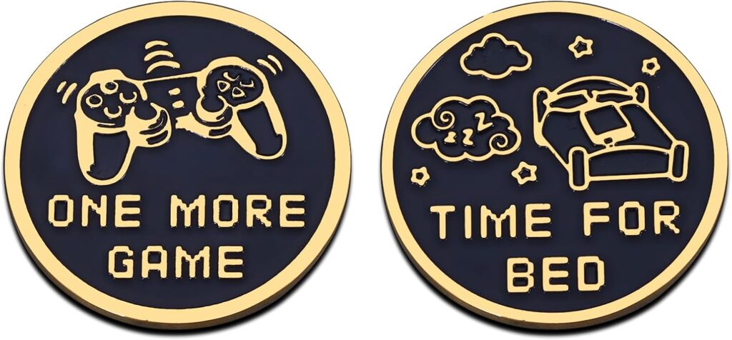 Funny Gamer Gifts Stocking Stuffers for Gamers Boyfriend Husband White Elephant Gifts for Adults Decision Maker Coin for Game Lover Fan Gaming Accessories for Birthday Valentines Day Christmas Funny Gamer Gifts Stocking Stuffers for Gamers Boyfriend Husband White Elephant Gifts for Adults Decision Maker Coin for Game Lover Fan Gaming Accessories for Birthday Valentines Day Christmas