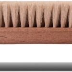 Valentino Garemi Soft Cleaning Brush – Dusting Off Footwear & Clothing – Classic Genuine Goat Hair Soft Bristles with Traditional Unstained Real Wood Handle – Made in Germany