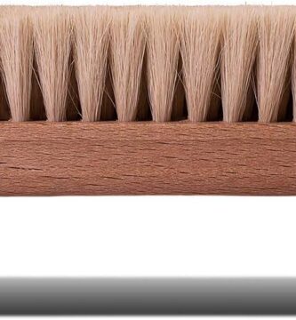 Valentino Garemi Soft Cleaning Brush – Dusting Off Footwear & Clothing – Classic Genuine Goat Hair Soft Bristles with Traditional Unstained Real Wood Handle – Made in Germany