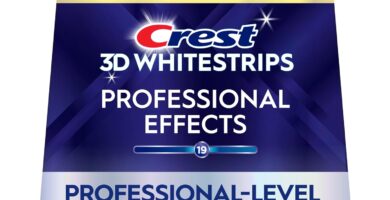 Crest 3D Whitestrips Professional Effects – Teeth Whitening Kit, 22 Treatments (20 + 2 Bonus), Each with 1 Upper/1Lower, 44 Strips – Crest 3DWhite Teeth Whitening Strips