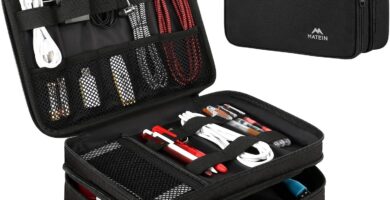 MATEIN Electronics Organizer Travel Case, Water Resistant Cable Organizer Bag for Travel Essentials, Gifts for Men, Storage Bag for Camera Accessories, Phone, Cord & Tablet, Black MATEIN Electronics Organizer Travel Case, Water Resistant Cable Organizer Bag for Travel Essentials, Gifts for Men, Storage Bag for Camera Accessories, Phone, Cord & Tablet, Black