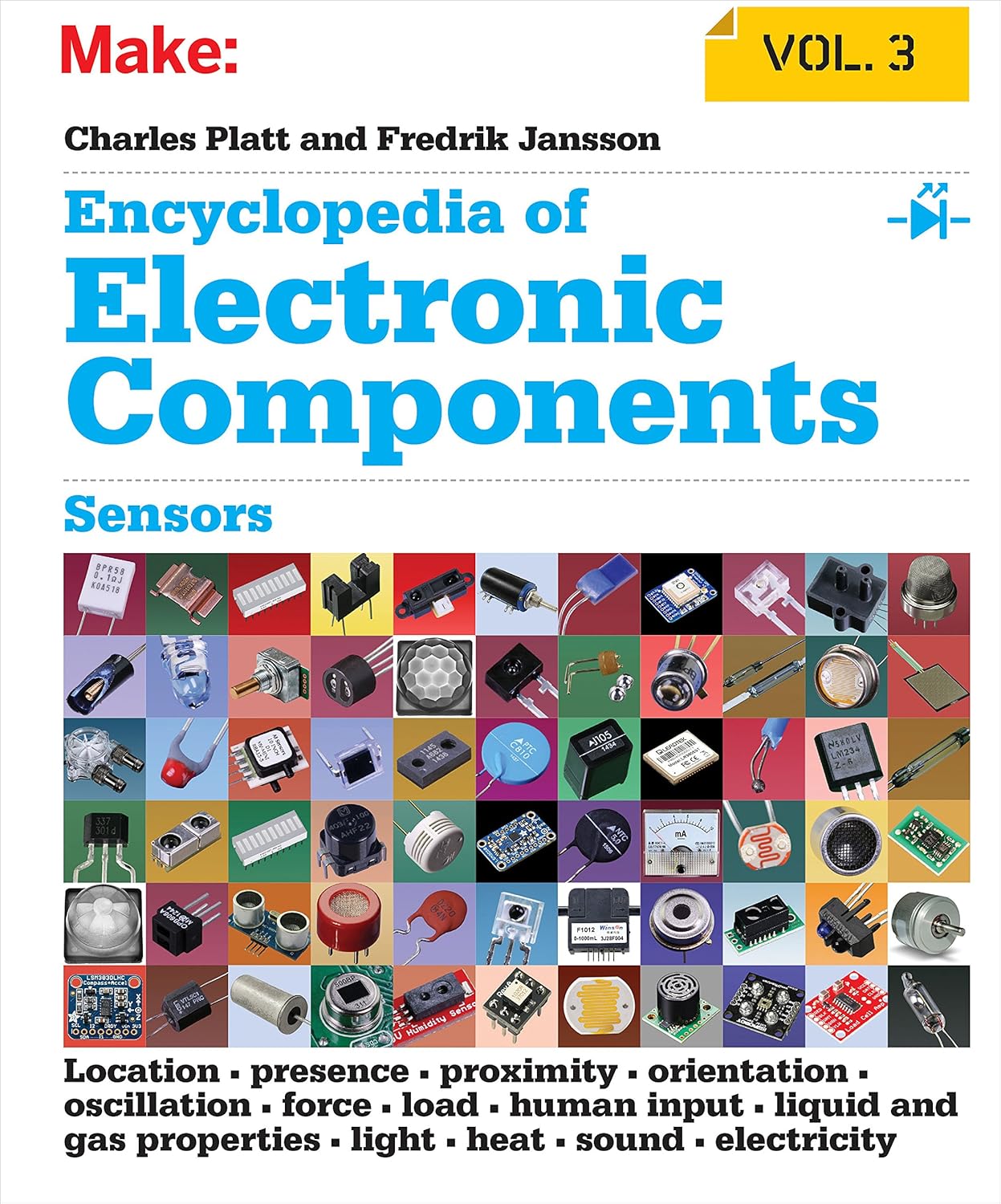 Encyclopedia of Electronic Components Volume 3: Sensors for Location, Presence, Proximity, Orientation, Oscillation, Force, Load, Human Input, Liquid … Light, Heat, Sound, and Electricity