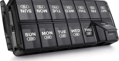 Sukuos Weekly Pill Organizer 7 Day 2 Times a Day, Quick Fill Daily Pill Box (AM PM), Extra Large Pill Cases for Vitamin/Fish Oil/Supplements, Arthritis Friendly, Easy to Clean